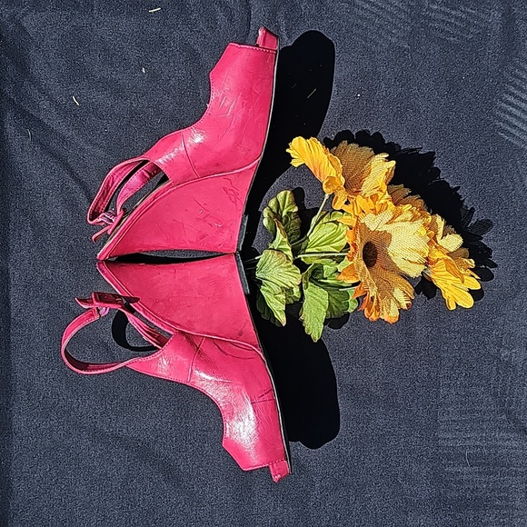 PINK Wedge high heels - Picture 3 of 4